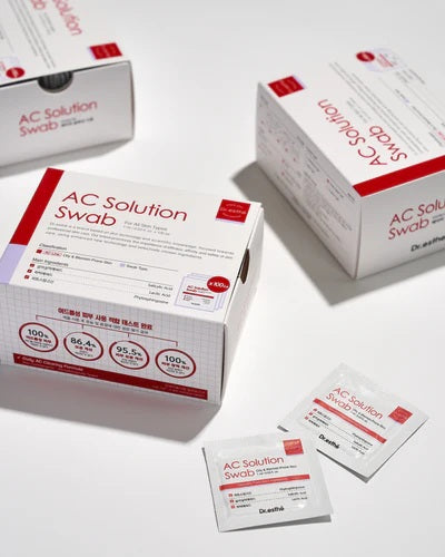Swab Box Labels AC Solution Swab Box – AM Skincare