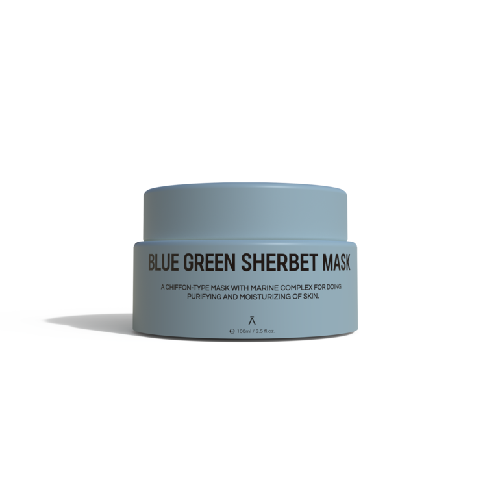 Blue Green Sherbet Mask