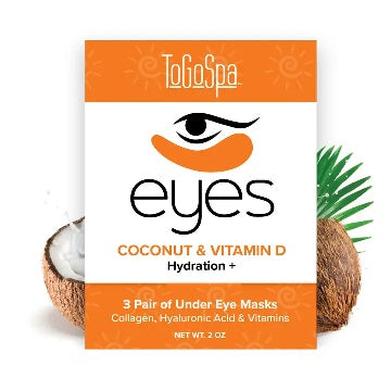 Coconut Eye Mask: "Hydration +" (3 Pack)